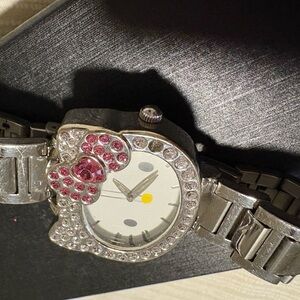 Hello Kitty Silver and Pink Watch
